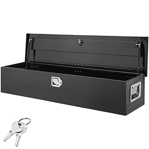 VEVOR Aluminum Truck Bed Chest, 48 x 15 x 15 in