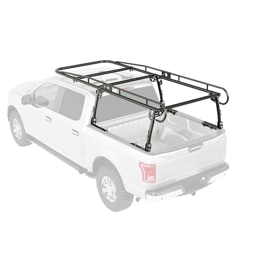 ECOTRIC Adjustable Truck Bed Rack, 58-69 in, 1000 lb